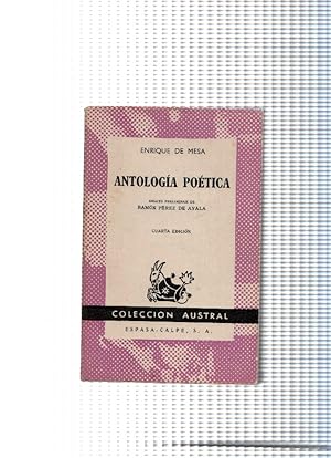 Imagen del vendedor de Antologia Poetica de Enrique de Mesa a la venta por El Boletin