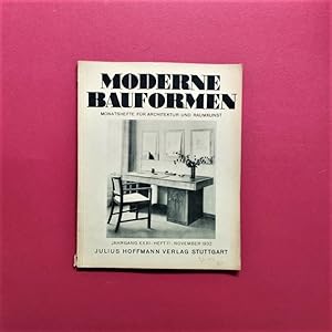 Seller image for Moderne Bauformen. Monatshefte fr Architektur und Raumkunst. Jahrgang XXXI, Heft 11. for sale by Carmichael Alonso Libros