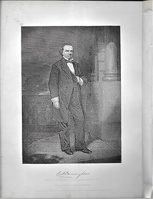 Immagine del venditore per Stephen A. Douglas, Steel Engraved Portrait, with Facsimile Signature venduto da Legacy Books II