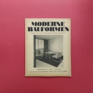 Seller image for Moderne Bauformen. Monatshefte fr Architektur und Raumkunst. Jahrgang XXX, Heft 7. for sale by Carmichael Alonso Libros