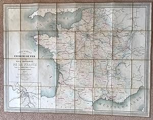Carte Generale des Chemins De Fer et des Voies Navigables De La France.