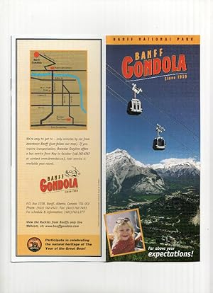 Immagine del venditore per Triptico Publicitario: BANFF NATIONAL PARK - GONDOLA DE BANFF (Canada) venduto da EL BOLETIN