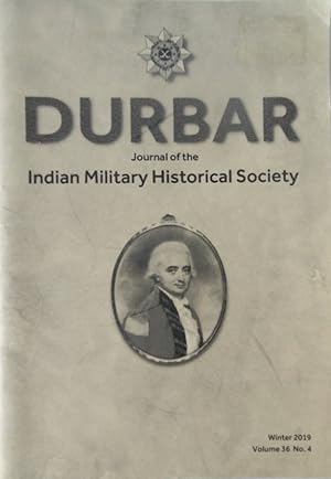 Durbar. Journal of the Indian Military Historical Society. Winter 2019