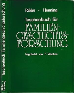 Immagine del venditore per Taschenbuch fr Familienforschung. Begrndet von Friedrich Wecken. venduto da Antiquariat an der Nikolaikirche