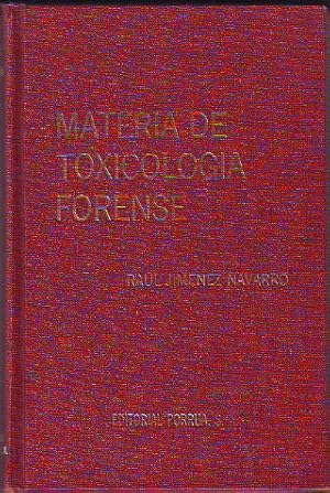 Toxicologia Forense: 9789896930455 - AbeBooks