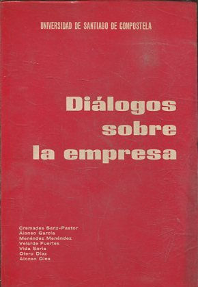 Imagen del vendedor de DILOGOS SOBRE LA EMPRESA. a la venta por Libros Ambig