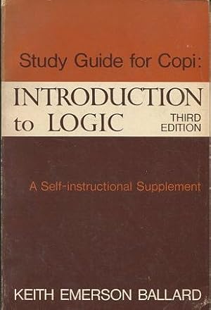 Imagen del vendedor de STUDY GUIDE FOR COPI: INTRODUCTION TO LOGIC. A SELF-INSTRUCTIONAL SUPPLEMENT. a la venta por Libros Ambig