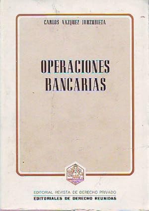 Image du vendeur pour OPERACIONES BANCARIAS. mis en vente par Libros Ambig