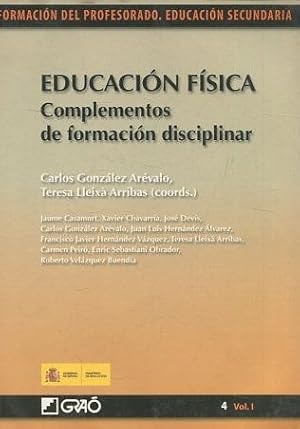 Imagen del vendedor de EDUCACION FISICA. COMPLEMENTOS DE FORMACION DISCIPLINAR. a la venta por Libros Ambig