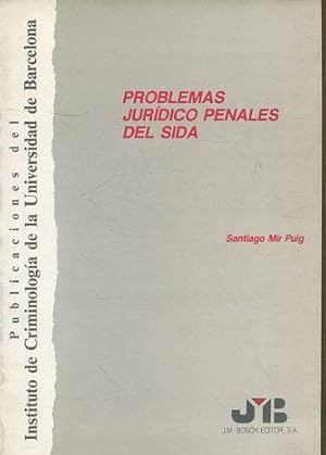 Seller image for PROBLEMAS JURIDICO PENALES DEL SIDA. for sale by Libros Ambig