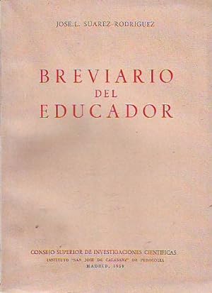 Seller image for BREVIARIO DEL EDUCADOR. for sale by Libros Ambig