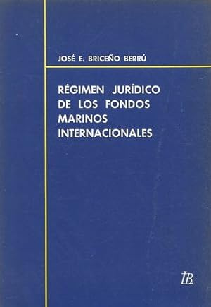 Bild des Verkufers fr REGIMEN JURIDICO DE LOS FONDOS MARINOS INTERNACIONALES. zum Verkauf von Libros Ambig