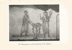 Imagen del vendedor de Lamina 459: CATACUMBAS DE ROMA. Consagracion eucaristica a la venta por EL BOLETIN