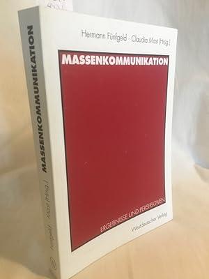 Bild des Verkufers fr Massenkommunikation: Ergebnisse und Perspektiven. zum Verkauf von Versandantiquariat Waffel-Schrder