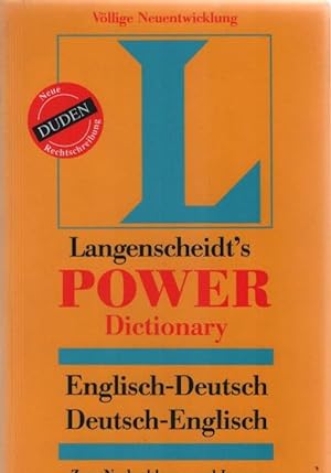 Image du vendeur pour Langenscheidt's Power Dictionary -- Englisch - Deutsch / Deutsch - Englisch mis en vente par Schrmann und Kiewning GbR
