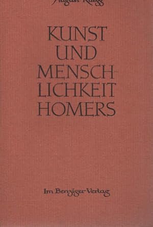 Immagine del venditore per Kunst und Menschlichkeit Homers venduto da Schrmann und Kiewning GbR