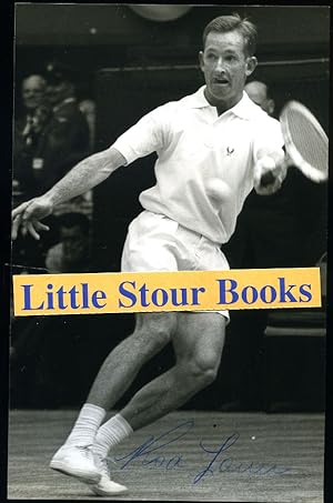Seller image for Rod Laver | High Gelatin Definition Monochrome Associated Press Photograph Taken at Wimbledon 1962 (Signed) for sale by Little Stour Books PBFA Member