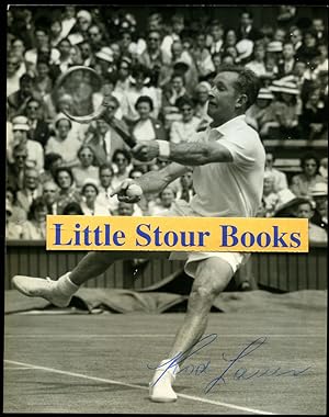 Imagen del vendedor de Rod Laver | High Gelatin Definition Monochrome Associated Press Photograph Taken at Wimbledon 1962 (Signed) a la venta por Little Stour Books PBFA Member