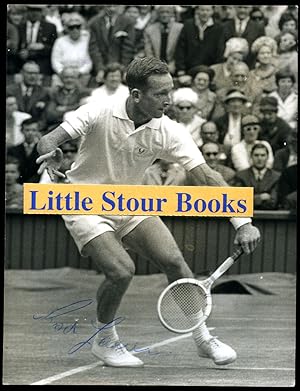 Imagen del vendedor de Rod Laver | High Gelatin Definition Monochrome Associated Press Photograph Taken at Wimbledon 1962 (Signed) a la venta por Little Stour Books PBFA Member