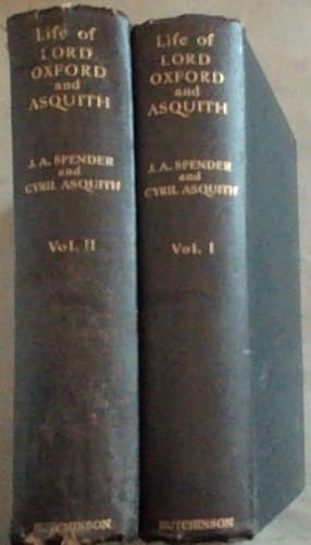 Seller image for Life Of Herbert Henry Asquith, Lord Oxford and Asquith :Volume 1 and 2 (Set of 2 Volumes) for sale by Chapter 1
