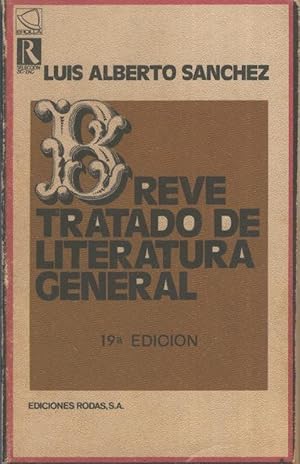 Imagen del vendedor de Breve tratado de literatura general a la venta por El Boletin