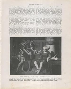 Imagen del vendedor de Historia de Espaa lamina 092: Colon es enviado a Espaa cargado de cadenas (1500) a la venta por EL BOLETIN