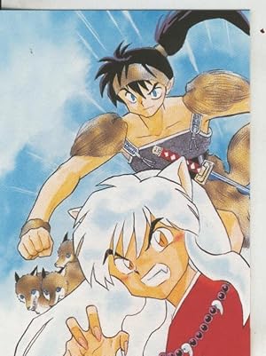 Bild des Verkufers fr Postcard Book Inu Yasha de Rumiko Takahashi modelo 21 zum Verkauf von EL BOLETIN