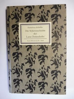 Die Scherenschnitte der Luise Duttenhofer *. Insel-Bücherei Nr. 1026.
