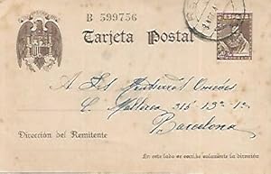 Imagen del vendedor de POSTAL 18199: Tarjeta Postal B 599756 a la venta por EL BOLETIN