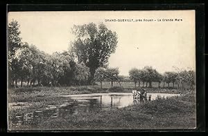 Carte postale Grand-Quevilly, la Grande Mare