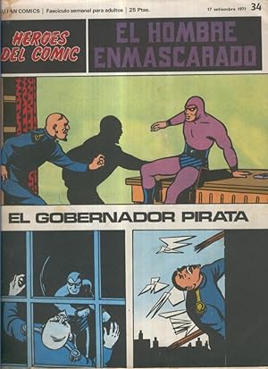 Bild des Verkufers fr El hombre enmascarado de Burulan numero 34: El gobernador pirata zum Verkauf von El Boletin