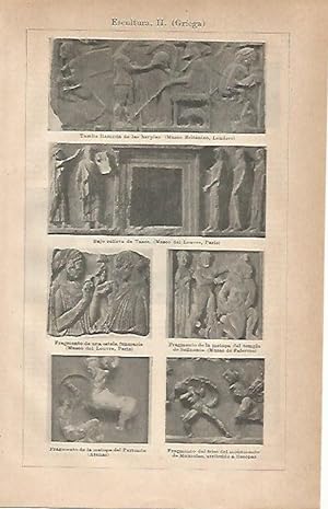 Seller image for LAMINA ESPASA 18954: Escultura de la antigua Grecia for sale by EL BOLETIN