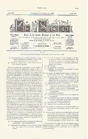 Seller image for LAMINA ESPASA 2806: Facsimil del primer house organ espaol del ao 1885 for sale by EL BOLETIN