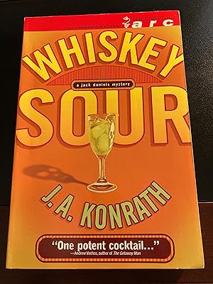 Seller image for Whiskey Sour (Jack Daniels Mysteries Series #1), Advance Reading Copy, First Edition, New for sale by Park & Read Books