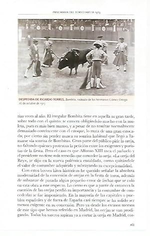 Image du vendeur pour LAMINA COSSIO 50431: Despedida de Ricardo Torres Bombita en 1913 mis en vente par EL BOLETIN