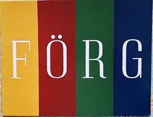 Bild des Verkufers fr Works from 1986-2007 (exhibiton announcement for Gunther Forg) zum Verkauf von DR Fine Arts