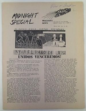 Midnight Special. Prisoner News. March, 1975. Vol 5. No. 2