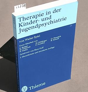 Bild des Verkufers fr Therapie in der Kinder- und Jugendpsychiatrie. zum Verkauf von Antiquariat Hubertus von Somogyi-Erddy