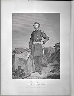 Seller image for John C. Fremont, Steel Engraved Portrait, with Facsimile Signature for sale by Legacy Books II