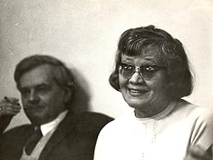 Sándor Weöres (1913-1989) Hungarian writer, poet, literary scholar and his wife Amy Károlyi (1909...
