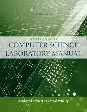 Image du vendeur pour Invitation to Computer Science Laboratory Manual mis en vente par WeBuyBooks