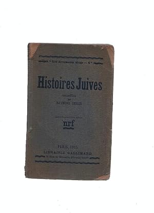 Imagen del vendedor de Histoires Juives a la venta por El Boletin