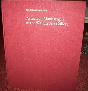 Image du vendeur pour Armenian Manuscripts in the Walters Art Gallery mis en vente par Easy Chair Books