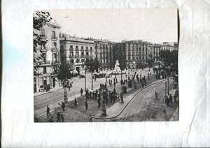 Seller image for Foto/Tarjeta: 1905-1910: La Rambla de Barcelona for sale by EL BOLETIN