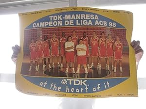 Imagen del vendedor de Poster TDK Manresa campeon liga ACB 1998 a la venta por EL BOLETIN