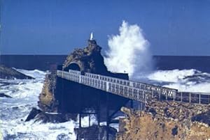 Imagen del vendedor de POSTAL 57582: Biarritz Rocher de la Vierge a la venta por EL BOLETIN