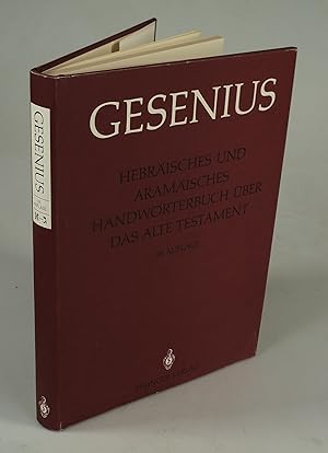 Bild des Verkufers fr Hebrisches und Aramisches Handwrterbuch ber das Alte Testament 1. Lieferung Alef - Gimel. zum Verkauf von Antiquariat Dorner