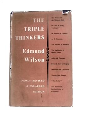 Seller image for The Triple Thinkers: Twelve Essays on Literary Subjects for sale by World of Rare Books