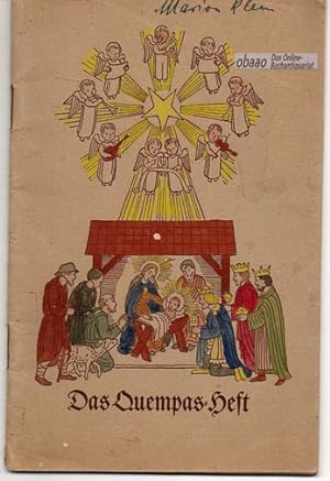 Bild des Verkufers fr Das Quempas-Heft. Auslese deutscher Weihnachtslieder zum Verkauf von obaao - Online-Buchantiquariat Ohlemann