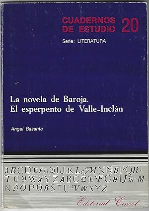 Seller image for La novela de Baroja. El esperpento de Valle-Incln. for sale by pginafilia